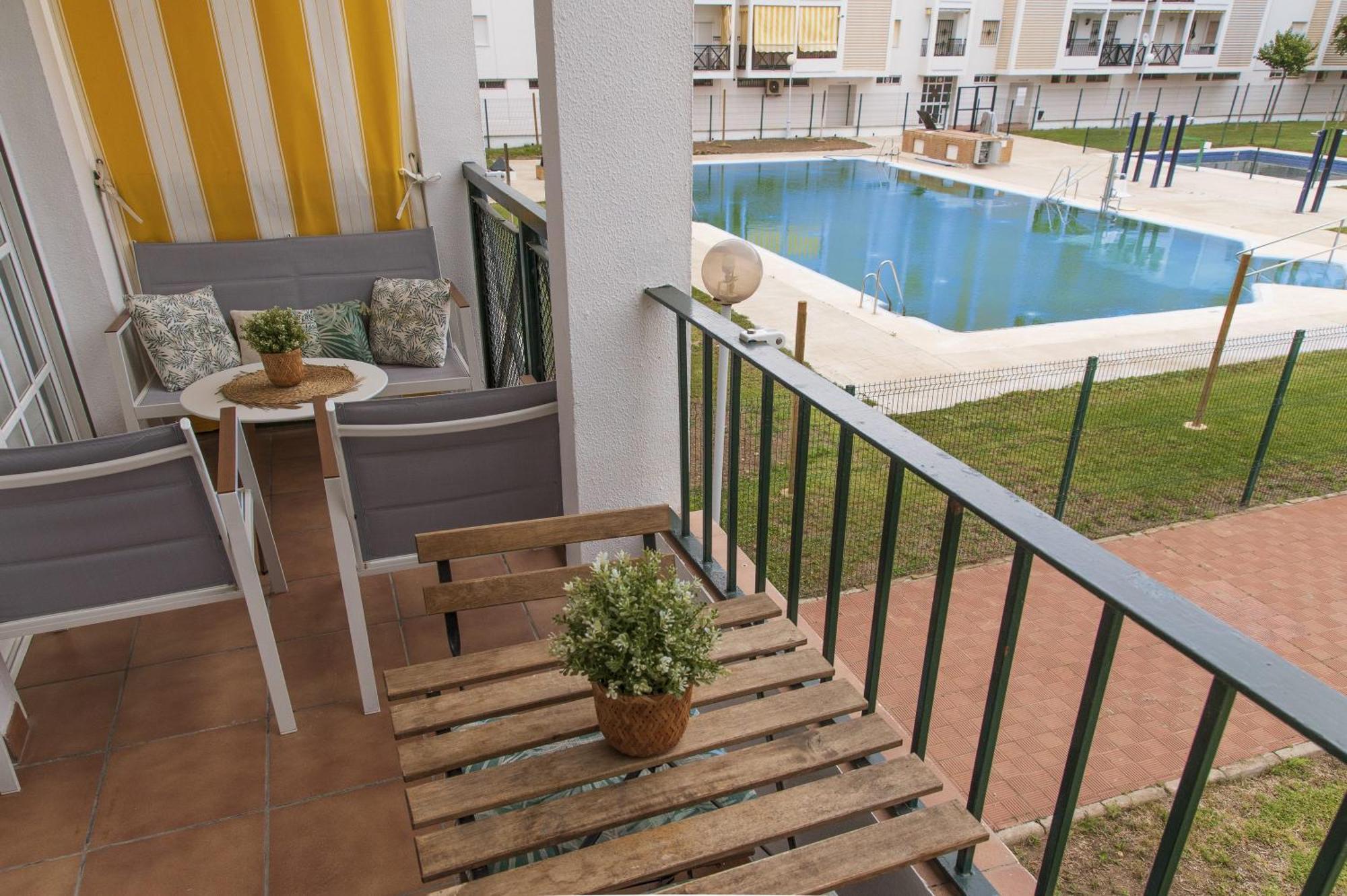 Apartamento Playas De Huelva El Portil Luaran gambar
